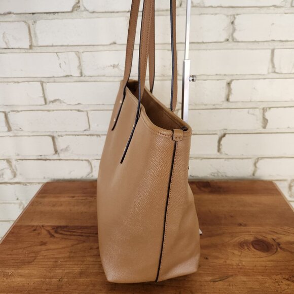 Like New Coach City Zip Brown Leather Shoulder Bag Tote Purse - Picture 6 of 13